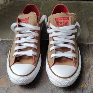 Converse Women's Tan Canvas Sneakers